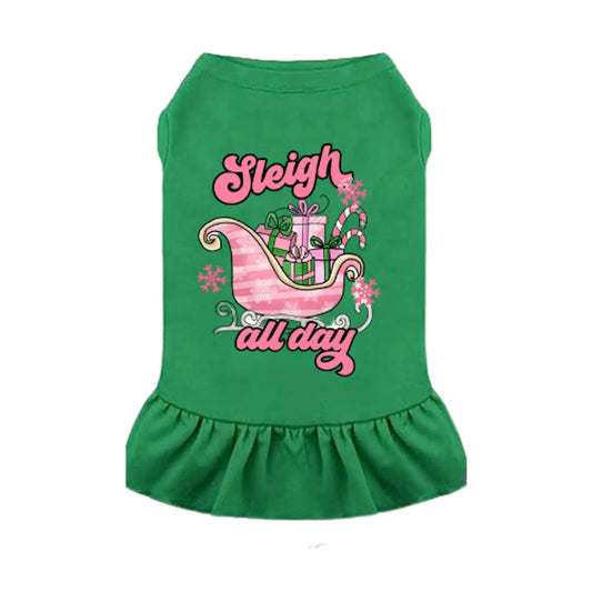 Sleigh All Day - Dog Dress Bark Fifth Avenue