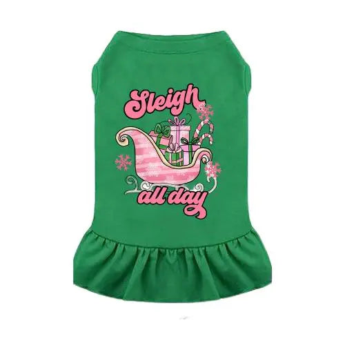 Sleigh All Day - Dog Dress BearwoodEssentials-Elevated Pet Feeders