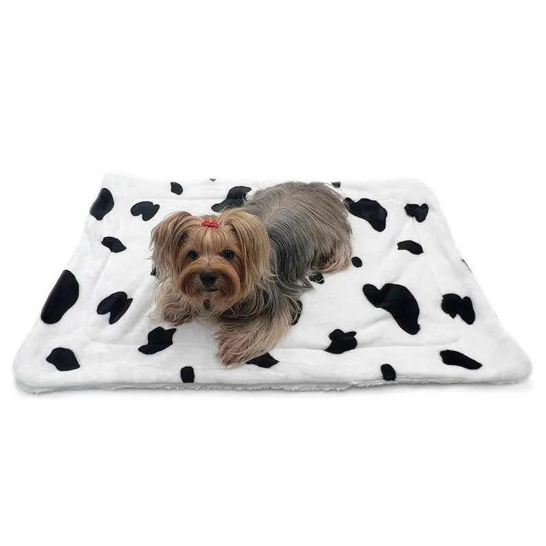 Ultra Plush Moo Cow Blanket BearwoodEssentials-Elevated Pet Feeders