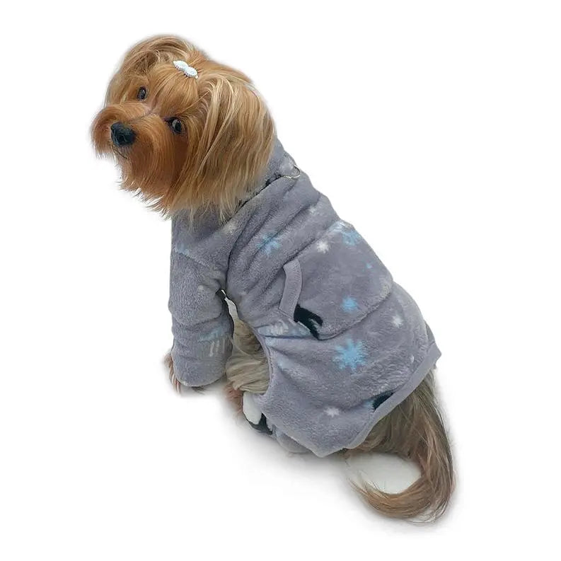 Ultra Thick Plush Penguins Turtleneck Pajamas BearwoodEssentials-Elevated Pet Feeders