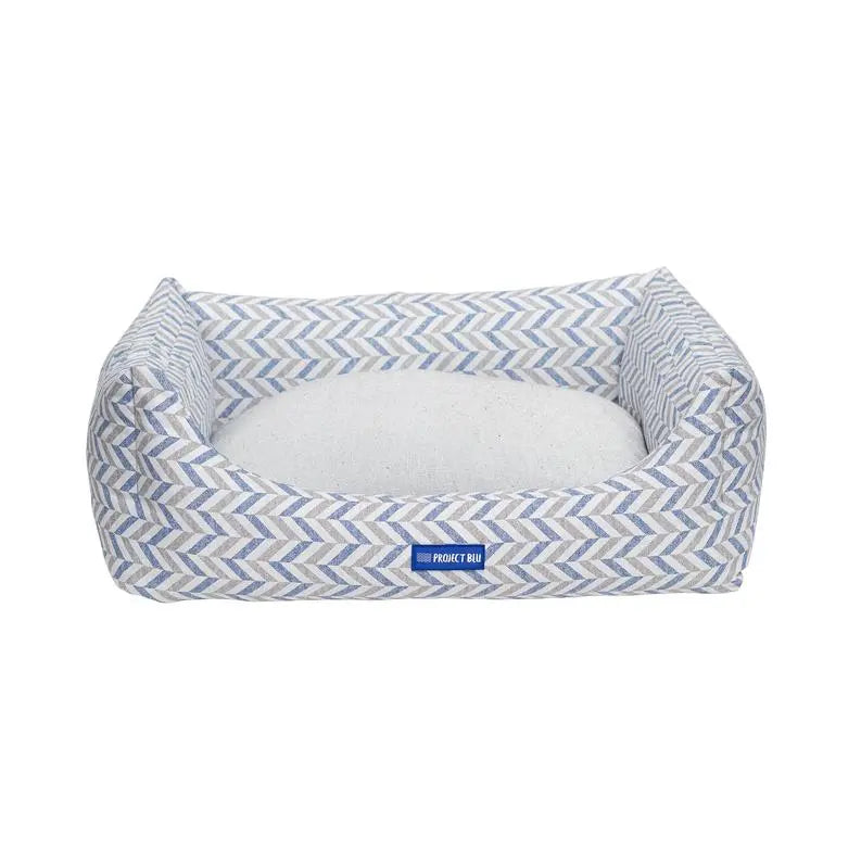 Waikiki Eco-Fabric Bolster Dog Bed BearwoodEssentials-Elevated Pet Feeders