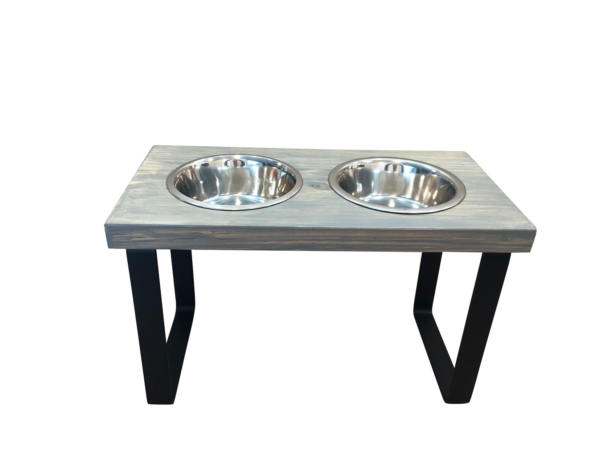 Stainless Steel Elevated Dog Bowl with Stand
